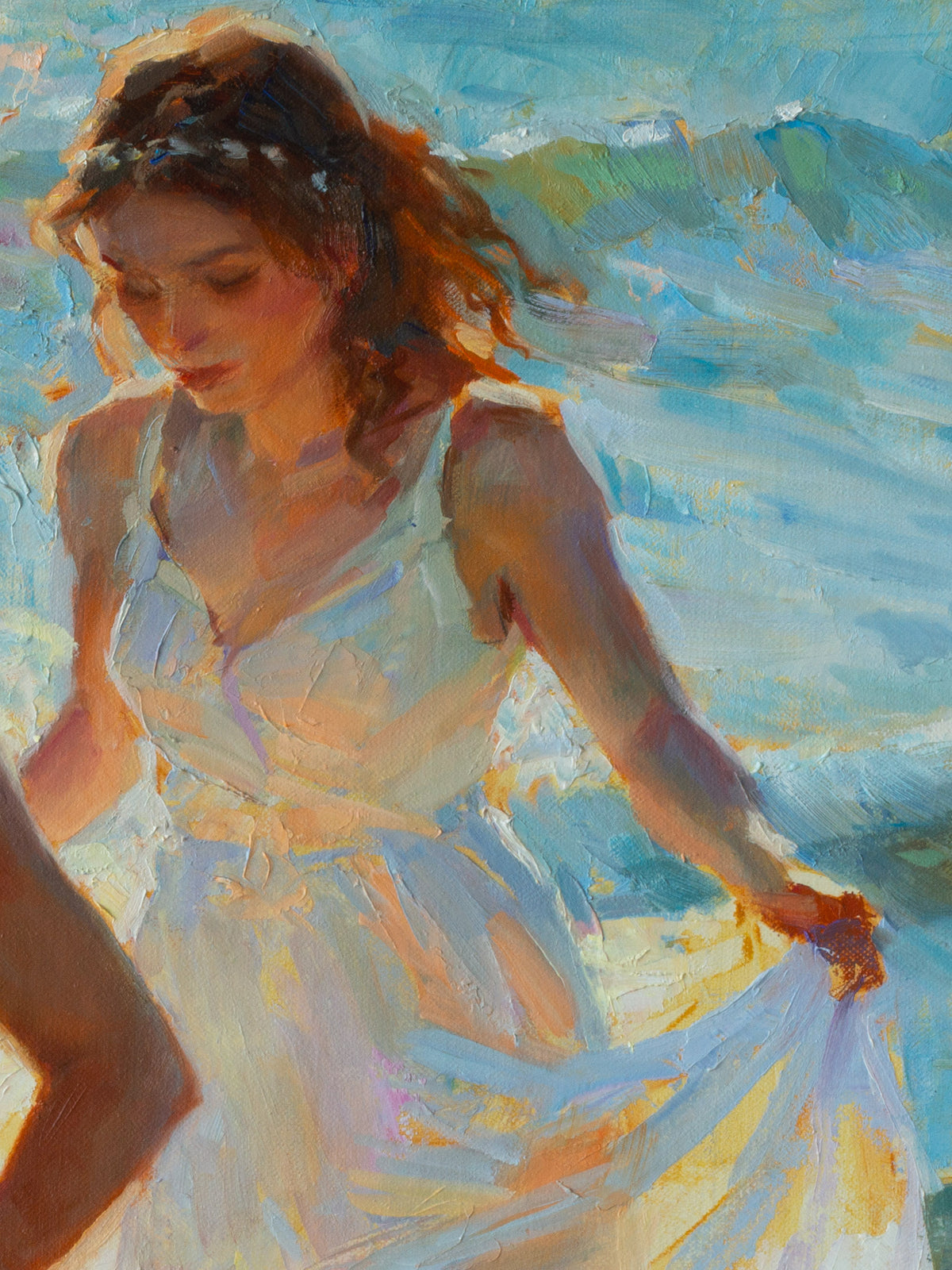 Wading In Amber