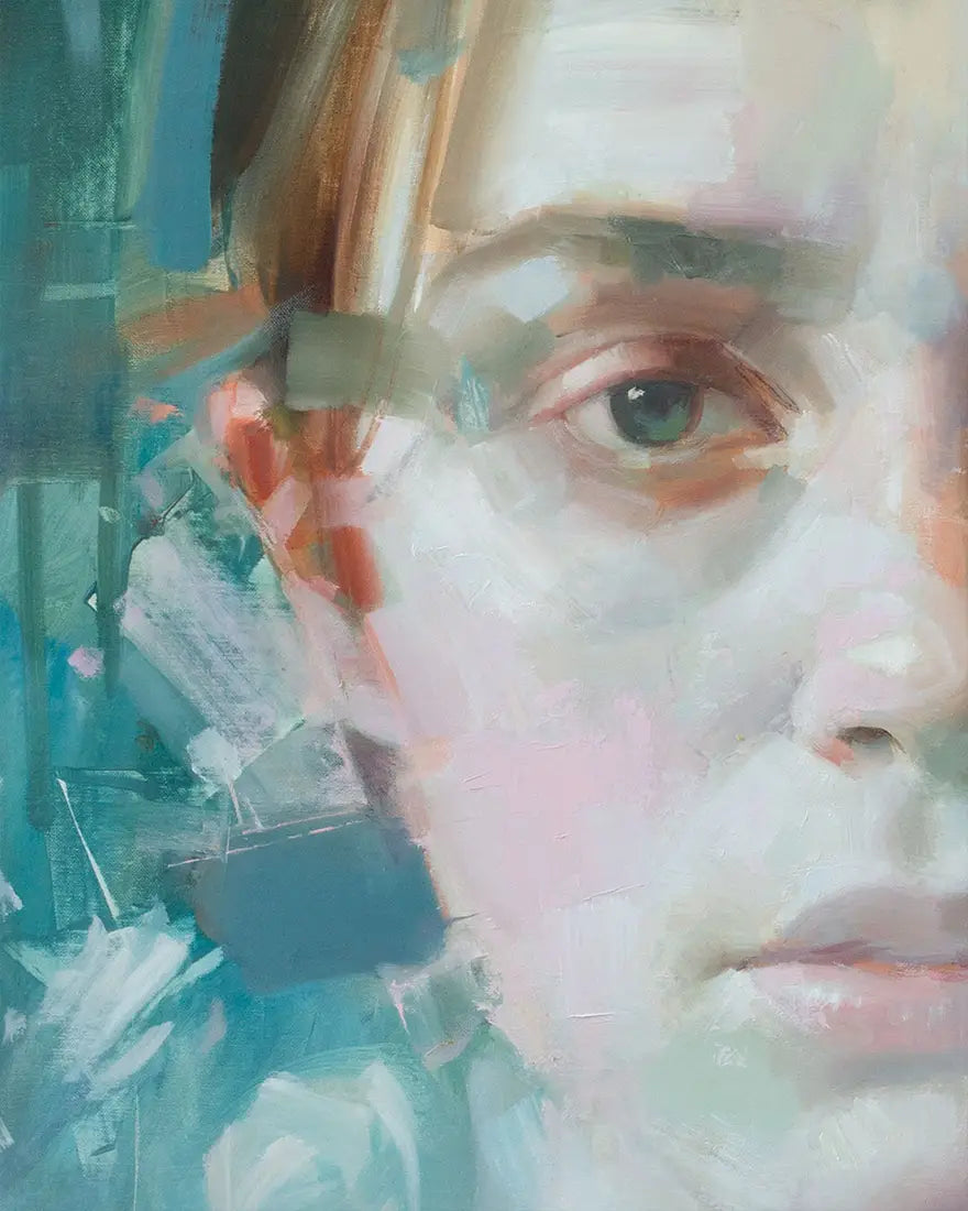 Behind all those flowers